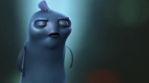 Comic figure fish cartoon
