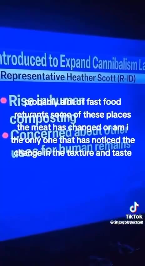 Most people are eating human meat and don’t even know it.