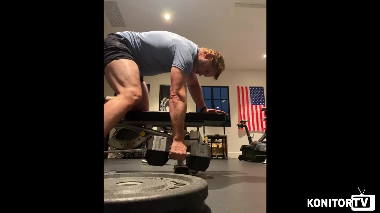 Chris Pratt Working Out