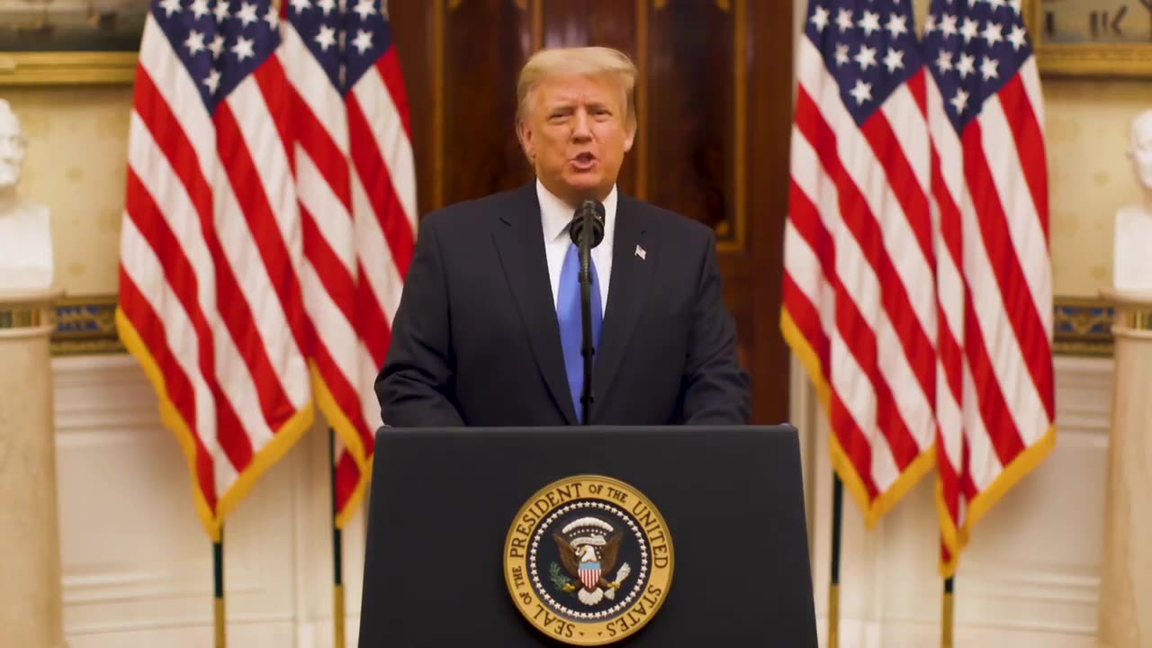 President Donald Trump speech at Farewell