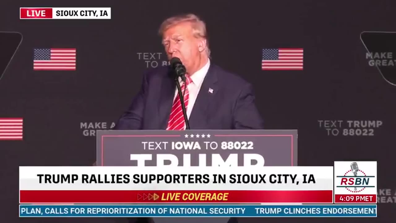 "Under Crooked Joe our borders have been demolished, drugs and criminals are pouring in...