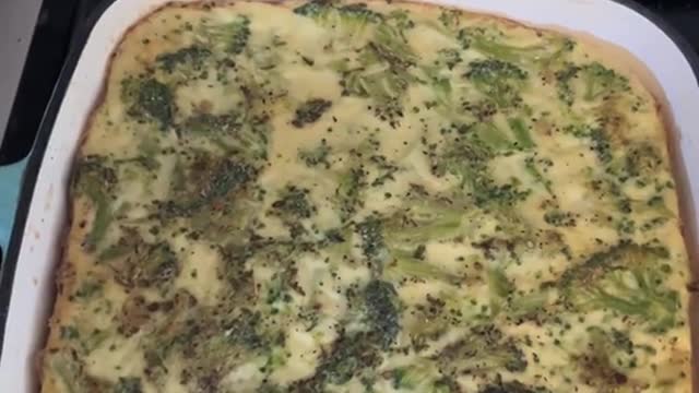 Broccoli and Egg White Frittata Pizza With Recipe