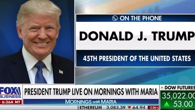 President Trump w/ Maria Bartiromo - Pt.1