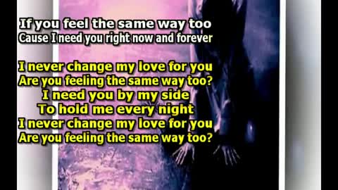 kbkaraokeking I didn't change my love for you chinese english