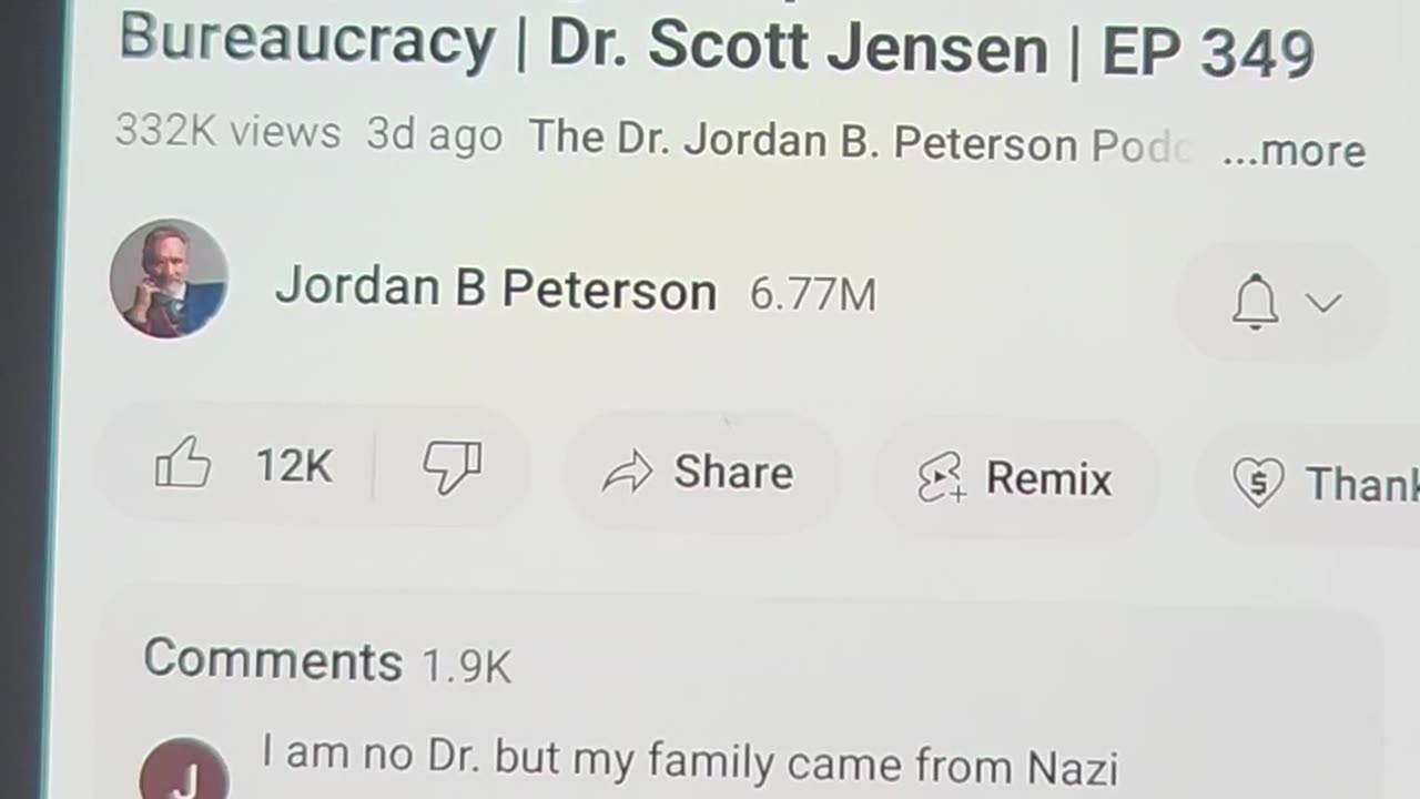 Jordan Petersen interviews Dr. Scott