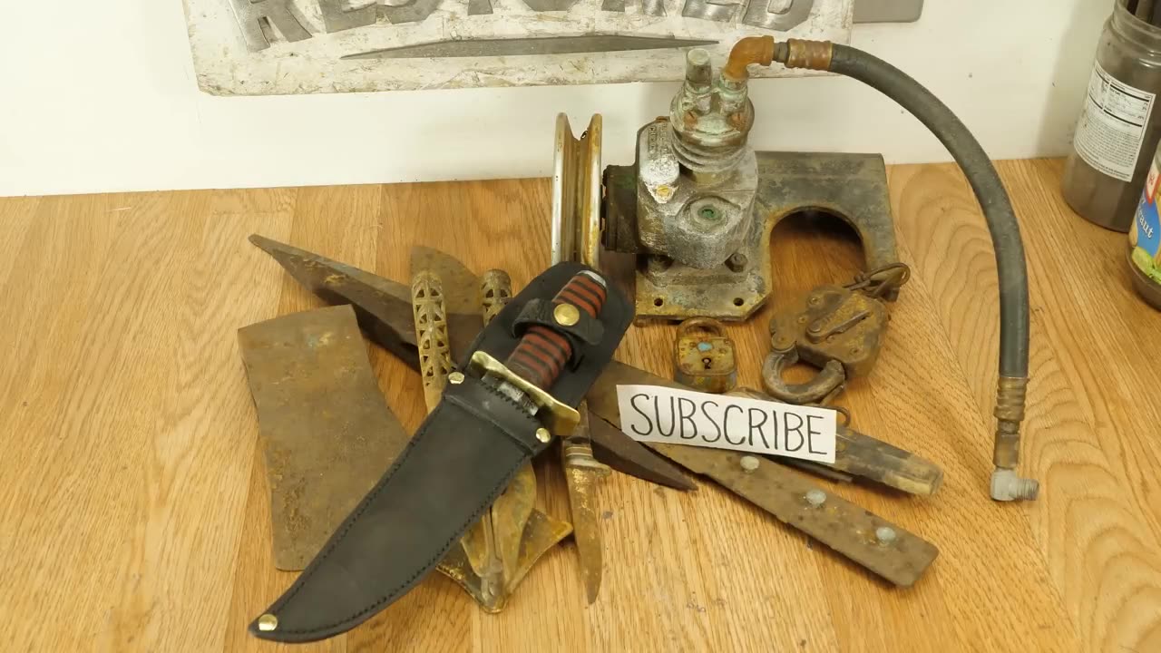 Rusted 1940's WW2 Trench Knife - What Are These Markings?