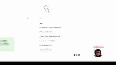 Lorcaserin hydrochloride CAS: 846589-98-8