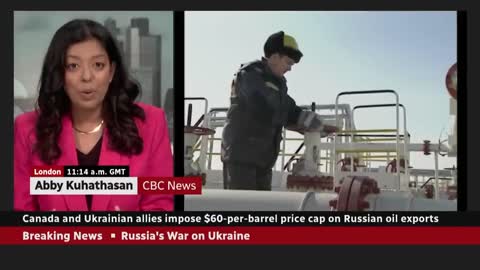 Canada, allies impose $60 US-per-barrel price cap on Russian oil exports