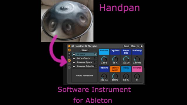 Handpan software instrument for Ableton Live