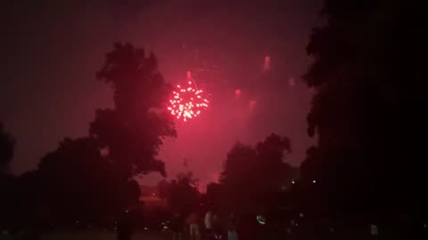 July 4, 2020 - Fireworks in Noblesville, Indiana