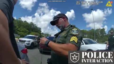 High-risk traffic stop in Palm Coast - August 2022