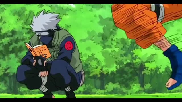 Naruto fight with kakashi