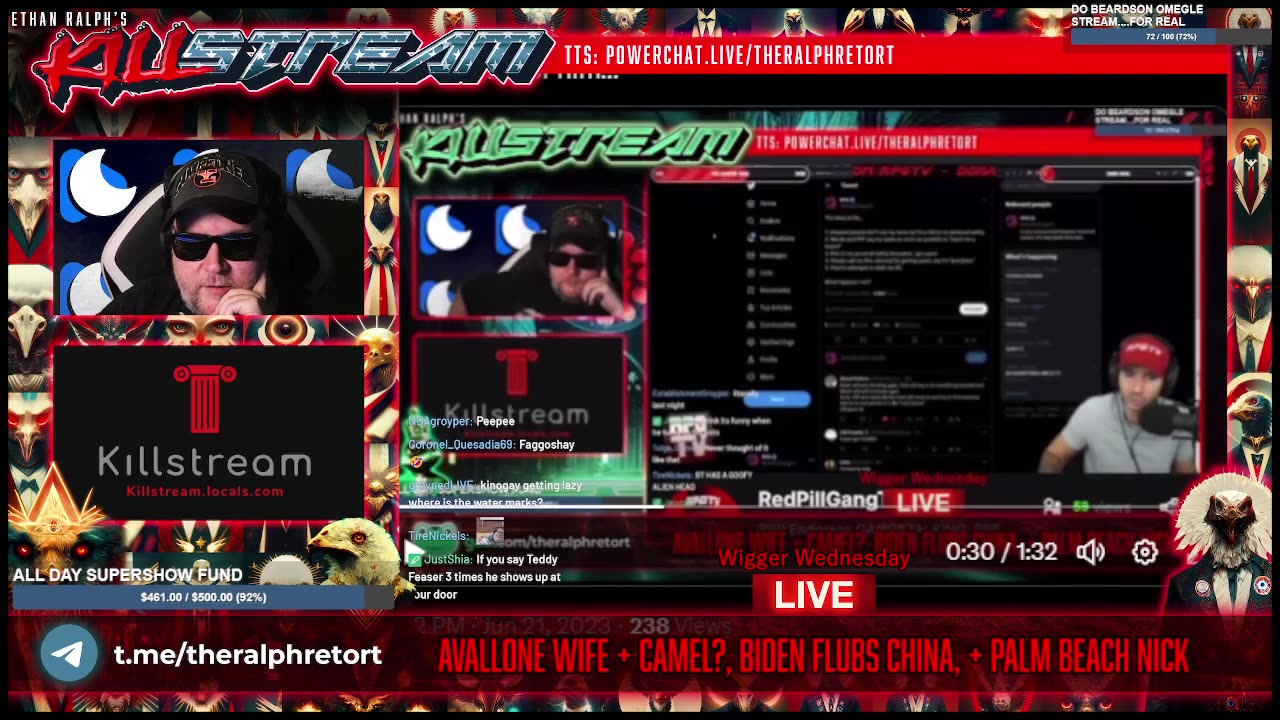 KILLSTREAM: AVALLONE WIFE + CAMEL?, BIDEN FLUBS CHINA, + PALM BEACH NICK