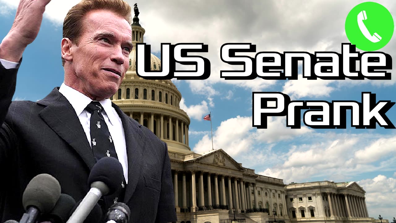 Arnold Calls US Senators - Prank Call