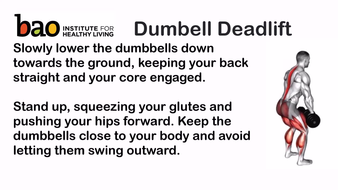 exercise Dumbell Deadlift