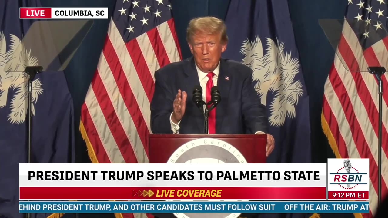 President Trump: “We can be a wealthy country quickly.