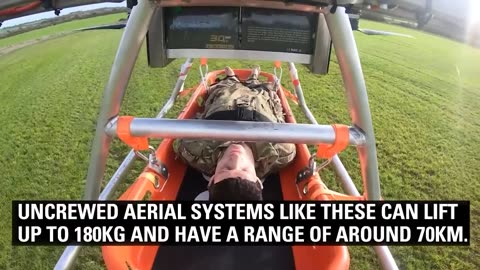 Ukrainians Training on New British Drone that Can Medivac Soldiers