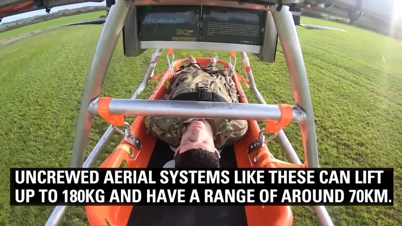 Ukrainians Training on New British Drone that Can Medivac Soldiers