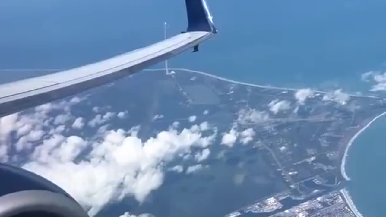 Ever wondered how a rocket launch looks like from a plane?