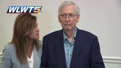 Mitch McConnell FREEZES In Scary Moment