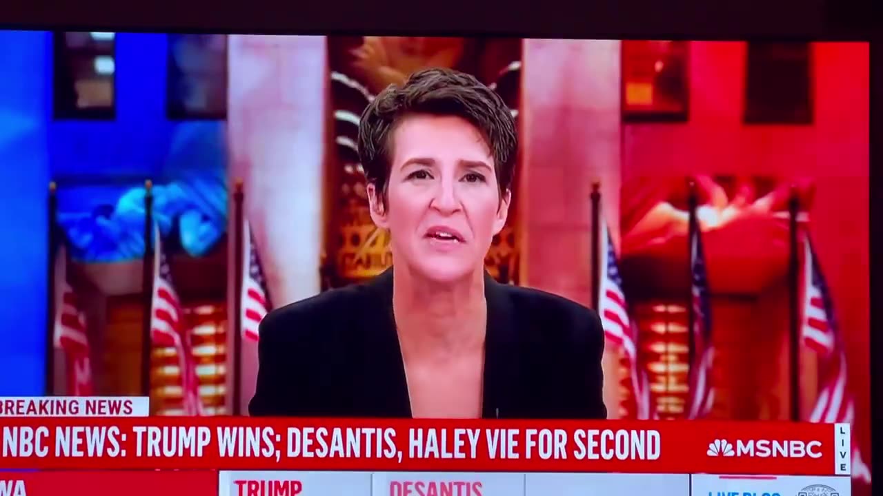 Rachael Maddow: Media outlets will not be showing Trump live