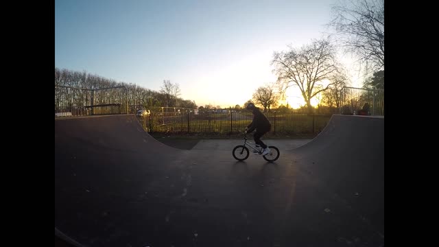 BMX riding - Winter season at A10