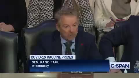 Moderna CEO lies to Senator Paul about myocarditis in young males