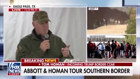 Incoming Trump Border Czar Tom Homan Visits Eagle Pass, Texas