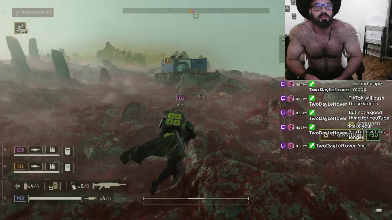 HELL DIVERS 2, COWBOY TIME! DOWN WITH THE BUGS RE-INSTATE DEMOCRACY! AND IM SICK AF DEEP VOICE TIME!