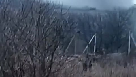 The work of rocket artillery of the People's Militia of the LPR on the positions of the Armed Forces of Ukraine near Popasna