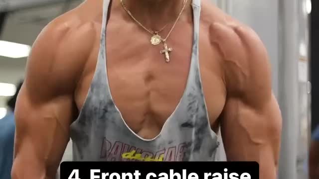 Best 6 Big Shoulder Workout With Dumbells 🔥| Aesthetic Physique Workout #physique #aesthetic