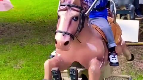 Horse 🐎 rider kids video,USA kids, American kids