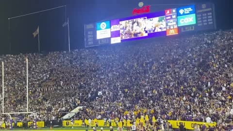 Calling Baton Rouge beginning of fourth quarter. Tigers beat Bama! 11.5.202