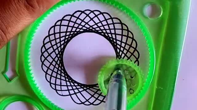 Easy Art ! Amazing Drawing For Kids | ASMR Spirograph Beautiful Video #shorts #short