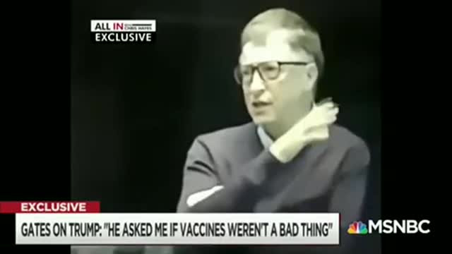 ⚠️ Bill Gates admits telling Trump not to investigate the safety of vaccines as he was inclined to do… ⚠️