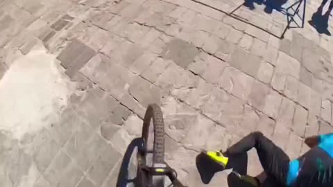 Urban downhill fail