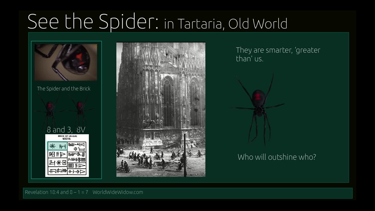 See the Spider in Tartaria, Old World.