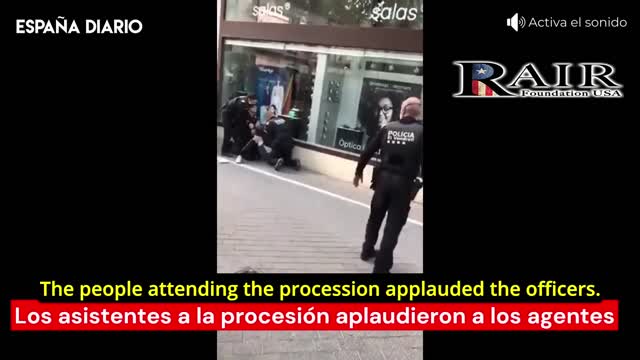 Easter Jihad in Spain: Islamic Illegal Migrants Attack Christian procession in El Vendrell