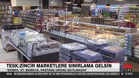 TESK Başkanı Zincir marketler her ürünü satmasın, saat 19'00'da kapansın