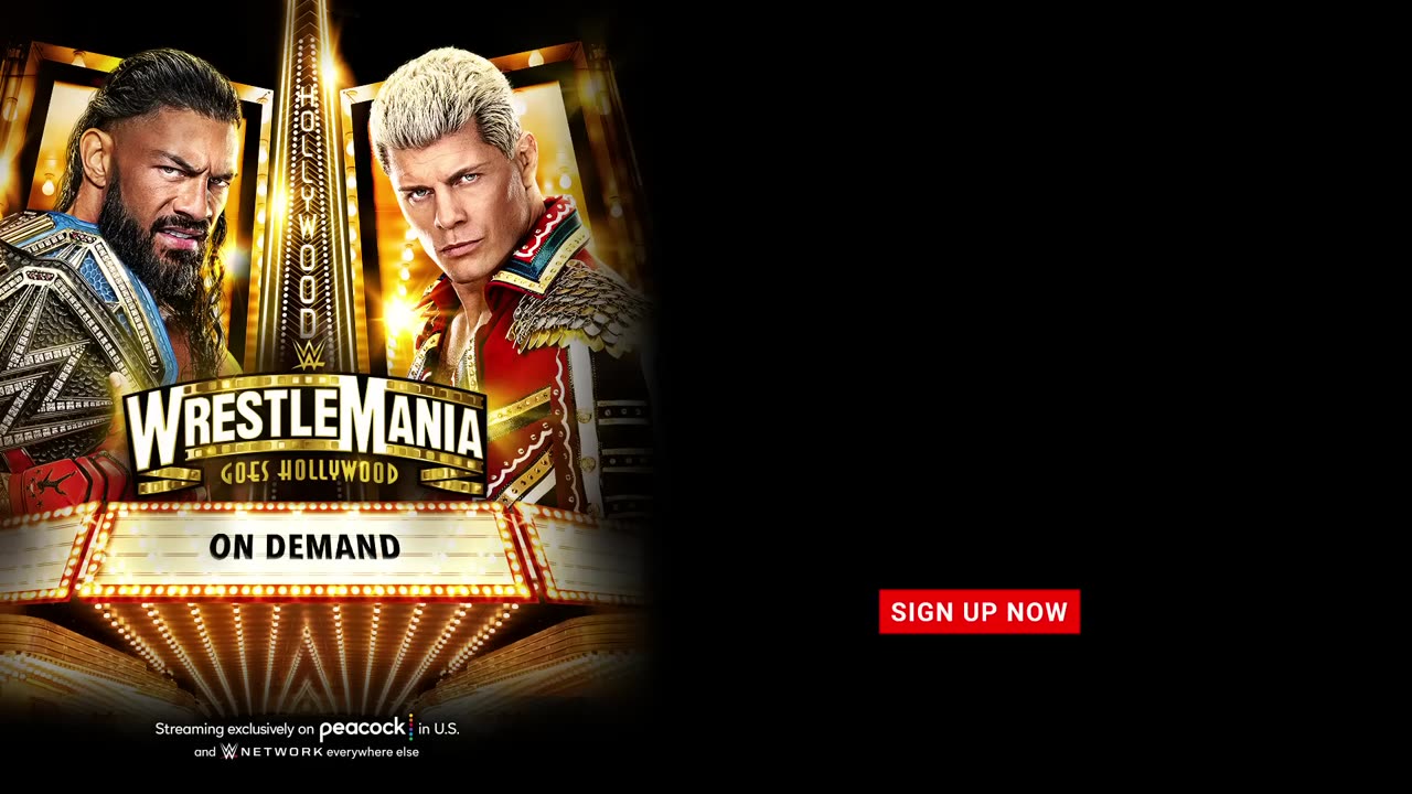 Roman Reigns vs. Cody Rhodes - WWE Universal Championship Match: WrestleMania 39