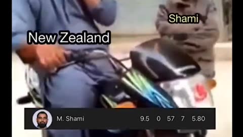 Shami beats Newzealand