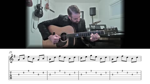 We Three Kings of Orient Are - Christmas Crosspicking Guitar Lesson (Sheet Music + TAB)