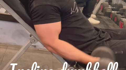 INCLINE DUBLLE CURL FOR BIGGEST BICEPS