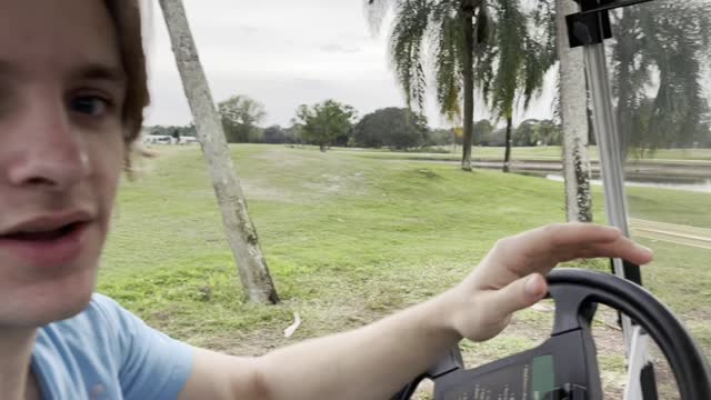 Terrorizing A Golf Course!