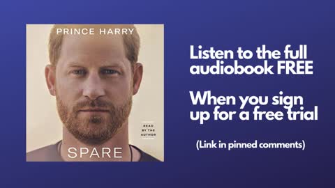 Spare Audiobook | Prince Harry The Duke of Sussex