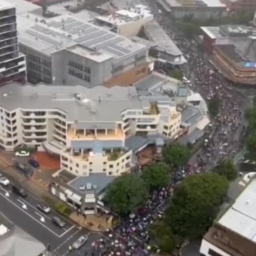Australians ERUPT Against the Authoritarian Government in Brisbane
