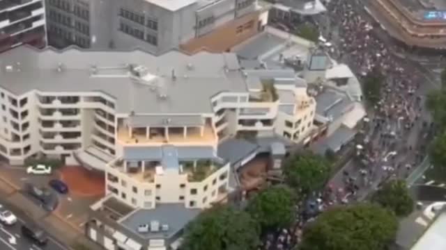 Australians ERUPT Against the Authoritarian Government in Brisbane