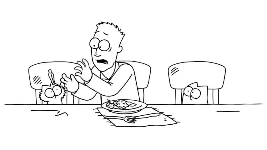 Fast Food (A Thanksgiving Special) - Simon's Cat SHORTS #70