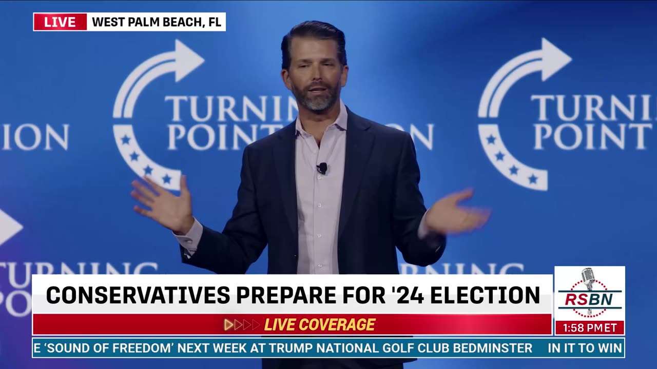 FULL SPEECH: Donald Trump Jr. at Turning Point Action Conference - Day Two - 7/16/23