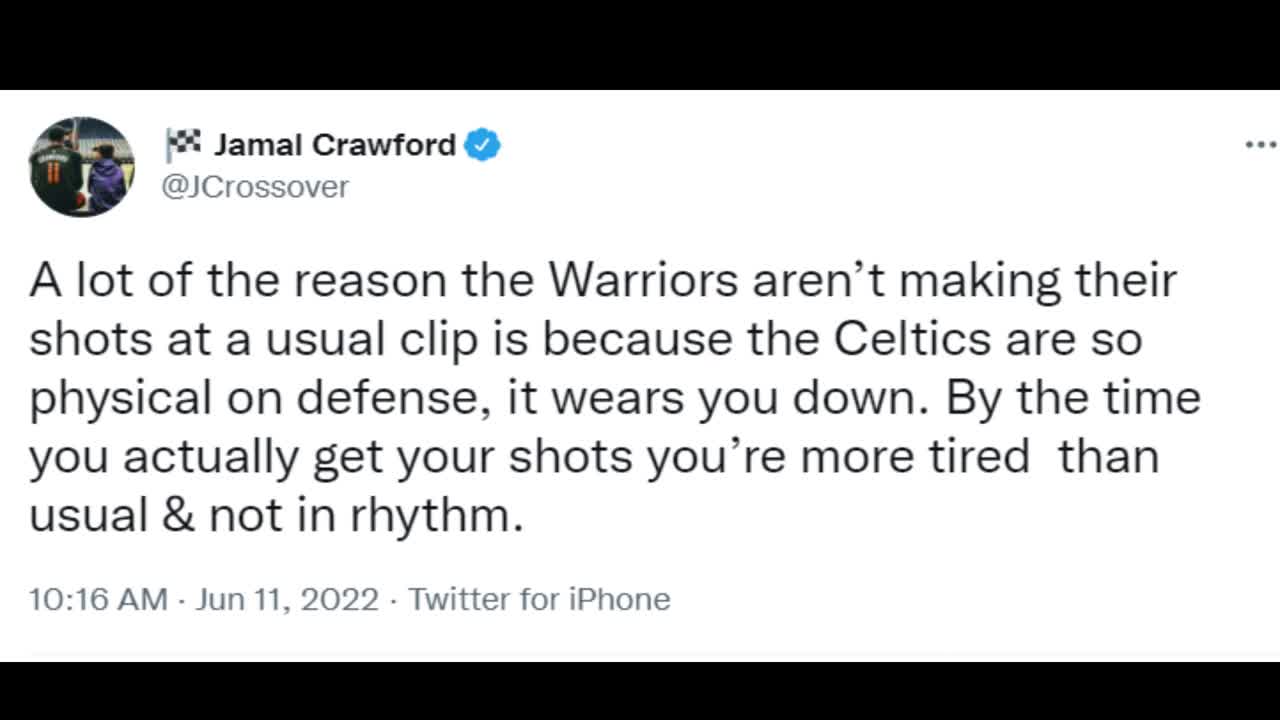 NBA PLAYERS REACT TO BOSTON CELTICS VS GOLDEN STATE WARRIORS OF GAME 4 NBA FINALS